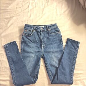 Designer REISS Lux jeans Size 26  Skinny High Rise